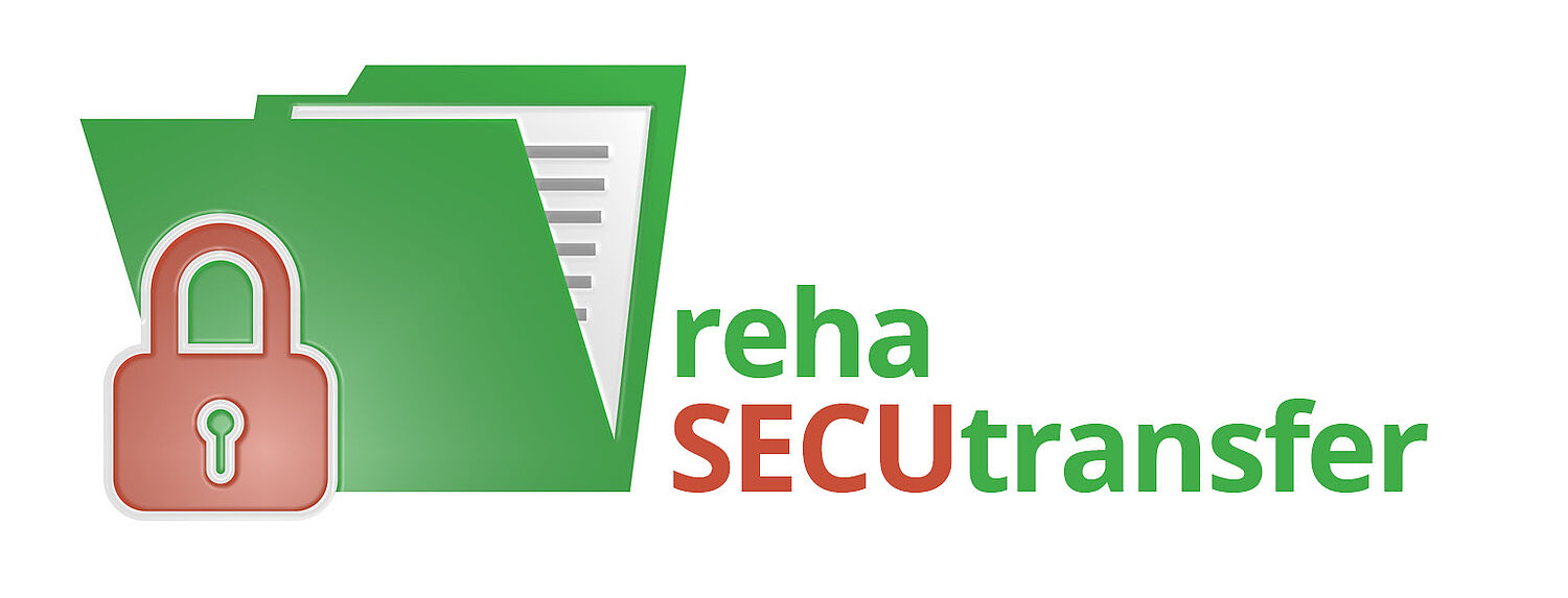 Das Bild zeigt das Logo von reha SCRUtransfer.