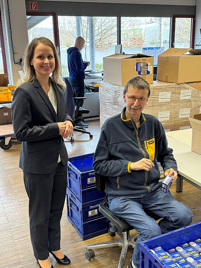 Besuch von Frau Dr. Adolf-Wright BAG WfbM