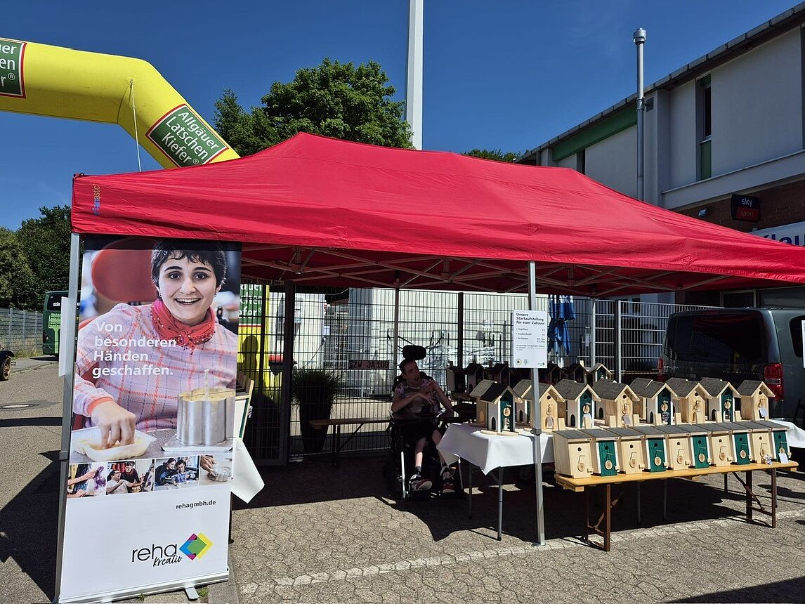 Kick-Off FC Homburg Kick-Off FC Homburg, Stand mit Angeboten